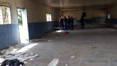 El cadáver del jovencito fue encontrado dentro de lo que solía ser el centro comunal del sector.