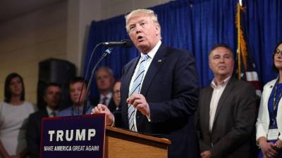 Un vocero de Trump estimó que esos documentos no fundamentan bien la demanda. AFP