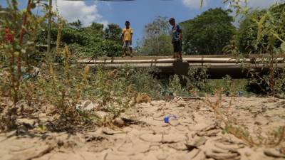 La quebrada Chasnigua en la aldea El Calán. Fotos: Yoseph Amaya
