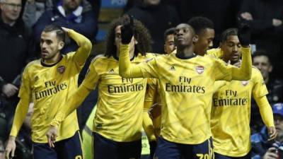 El Arsenal se convirtió en el primer club clasificado a cuartos de final de la FA Cup. Foto AFP.