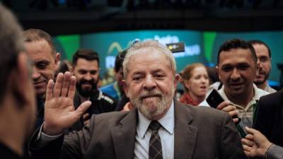 Lula da Silva es investigado por supuestos vínculos con caso Lava Jato de Petrobras. AFP