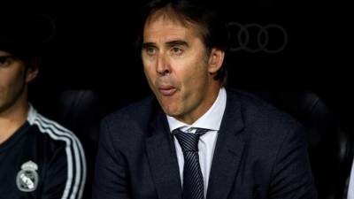 Lopetegui no ha comenzado con pie derecho en el Real Madrid. FOTO EFE.
