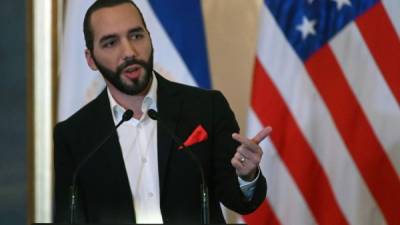 Bukele busca renovar los lazos diplomáticos y comerciales entre EEUU y El Salvador./AFP.