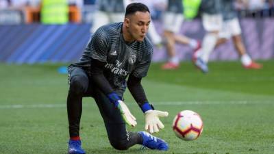 Keylor Navas fue una de las figuras del Real Madrid en la victoria de 2-0 ante el Celta de Vigo. FOTO EFE.