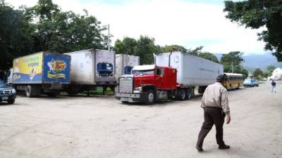 Las unidades que fueron decomisadas están en el predio de la Insep en San Pedro Sula.
