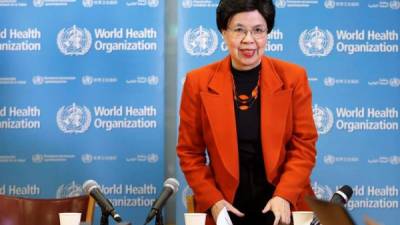 La directora general de la Organización Mundial de la Salud (OMS), Margaret Chan.