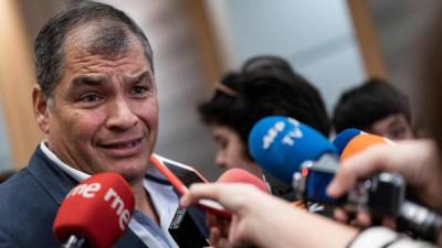 El ex presidente ecuatoriano busca postularse a un cuarto mandato tras la crisis desatada en Ecuador en los últimos días./AFP.