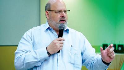 <b><span class=mln_uppercase_mln>Jorge Canahuati, presidente de la SIP y CEO de Grupo OPSA, disertó sobre la importancia del periodismo para la democracia.</span></b>