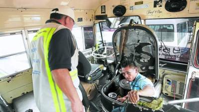 Para este día se tiene programado el inicio de la revisión de los buses.