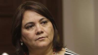 Gabriela Núñez, jefa de la bancada liberal.