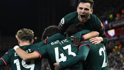 Liverpool a un paso de la zona europea.