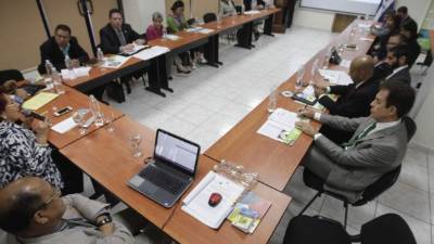 La reunión en la sede del IAIP.