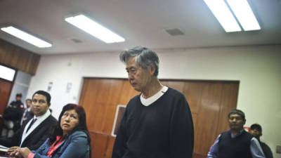 El jueves el expresidente Fujimori estuvo solo 15 minutos en la audiencia.