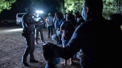 Los inmigrantes centroamericanos siguen cruzando masivamente a EEUU./AFP.