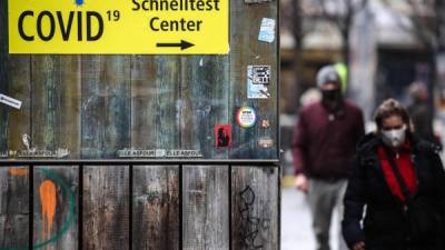 Alemania rompió récords de contagios, hospitalizaciones y muertes por covid 19 en lo que va de esta semana./AFP.
