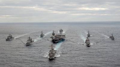 Un portaaviones de Estados Unidos.