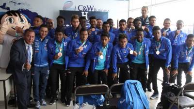 La Federación hondureña honró a los jugadores y al equipo técnico.