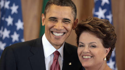 Barack Obama y Dilma Rousseff se vieron a principios de mes en Rusia.