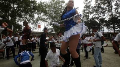 Las palillonas se ganaron el show entre los espectadores.