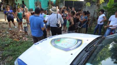 El hallazgo del cuerpo se hizo en el barrio Abajo de Choloma.