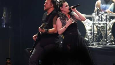 Más de15.000 personas asistieron al concierto de la banda estadounidense.Foto:EFE.