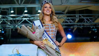 <b><span class=mln_uppercase_mln>La sampedrana se destacó de principio a fin por su hermoso aspecto, su seguridad en la pasarela y su linda sonrisa.</span></b> Ella será la representante de Honduras en el Miss Universo, a realizarse en diciembre.