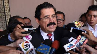 El expresidente de Honduras Manuel Zelaya anunció hoy que respalda la depuración de la Policía.
