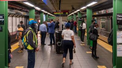 Nueva York, epicentro de la pandemia de coronavirus en EEUU, comenzó a reabrir este lunes. Foto: AFP