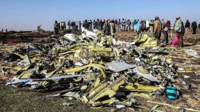 Los resultados de las primeras investigaciones sobre la tragedia aérea en Etiopía aumentan la presión sobre Boeing./AFP.