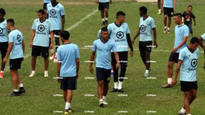 El Juticalpa entrenó este jueves en el estadio Juan Ramón Brevé Vargas.