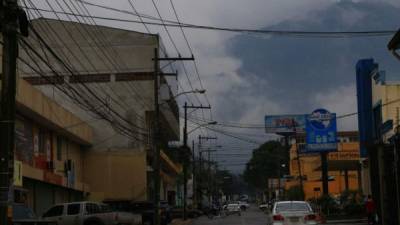 En San Pedro Sula se han registrado lluvias esta mañana.
