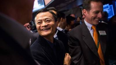 Jack Ma, fundador y presidente de Alibaba, durante la exitosa jornada