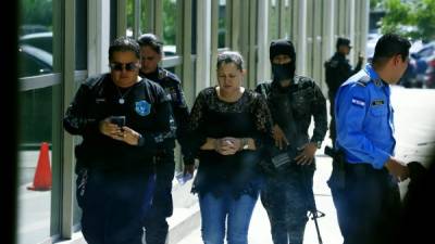 Rosa Virginia Oconnor fue llevada al juicio ayer.