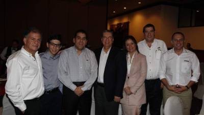 Gerardo Calvo, Mario y Mario Faraj, Manuel López, María Ordóñez, Horacio Méndez y Abraham Brenes.