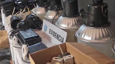 Dirección Policial Anti Maras y Pandillas Contra el Crimen Organizado (DIPAMPCO) desmanteló este jueves un centro de monitoreo de la Mara Salvatrucha (MS-13).