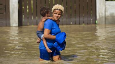 La red eléctrica de Puerto Rico fue derribada por la tormenta y los expertos han dicho que puede tomar meses para que la energía sea completamente restaurada./ AFP PHOTO / Erika SANTELICES