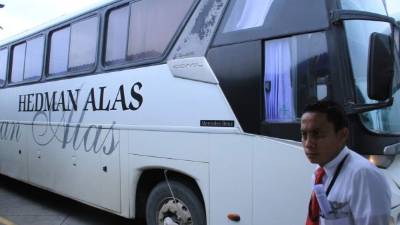 Hoy la empresa no brindó el servicio de transporte por la sanción fiscal.