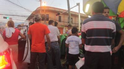 El hecho ocurrió en pleno centro de La Ceiba.
