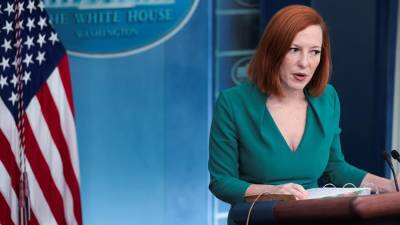 La portavoz de la Casa Blanca, Jen Psaki.