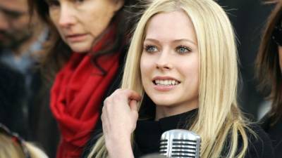 La cantante Avril Lavigne. Foto: AFP.