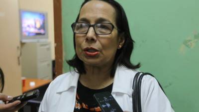 Elsa Palou, presidenta de la junta directiva del Hospital Escuela.