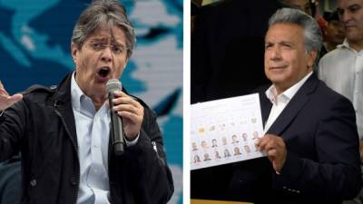 Guillermo Lasso y Lenin Moreno enfrentarían una segunda vuelta electoral de no alcanzar los porcentajes requeridos por la ley.
