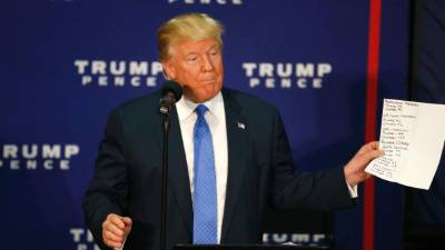 El candidato republicano a la presidencia de los Estados Unidos Donald Trump. EFE