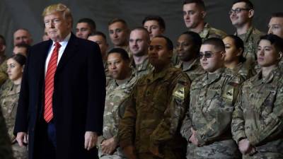 Trump prometió poner fin a las guerras en Afganistán e Irak y 'traer a nuestros valientes soldados a casa'./AFP.