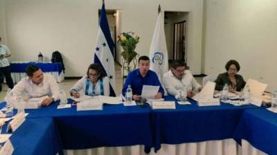 La Corte Suprema de Justicia desarrolló una sesión del Pleno en la ciudad de Gracias, Lempira.