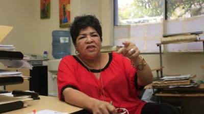 Autoridad. Maritza Somoza, presidenta sindicato del RNP.