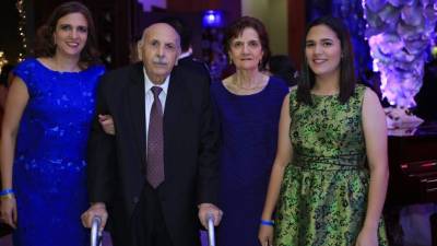 Don Elías Mitri y su esposa Widad Yacamán de Mitri.