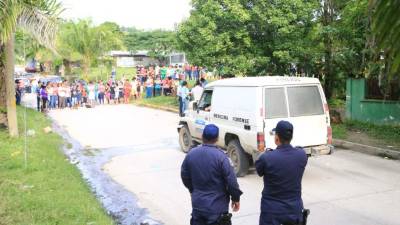 Los agentes inspeccionarán el lugar adonde fueron ultimados los jovencitos.