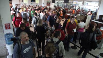 A mediados de mes el número de vuelos sube.