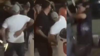 Imágenes del video cuando Óscar Bejarano es atacado a balazos.